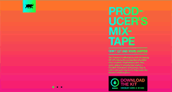 Desktop Screenshot of producersmixtape.com